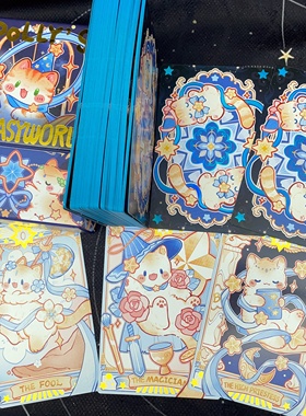 正版【Polly的猫咪塔罗王国2.0】奇幻重生卡牌桌游塔罗牌