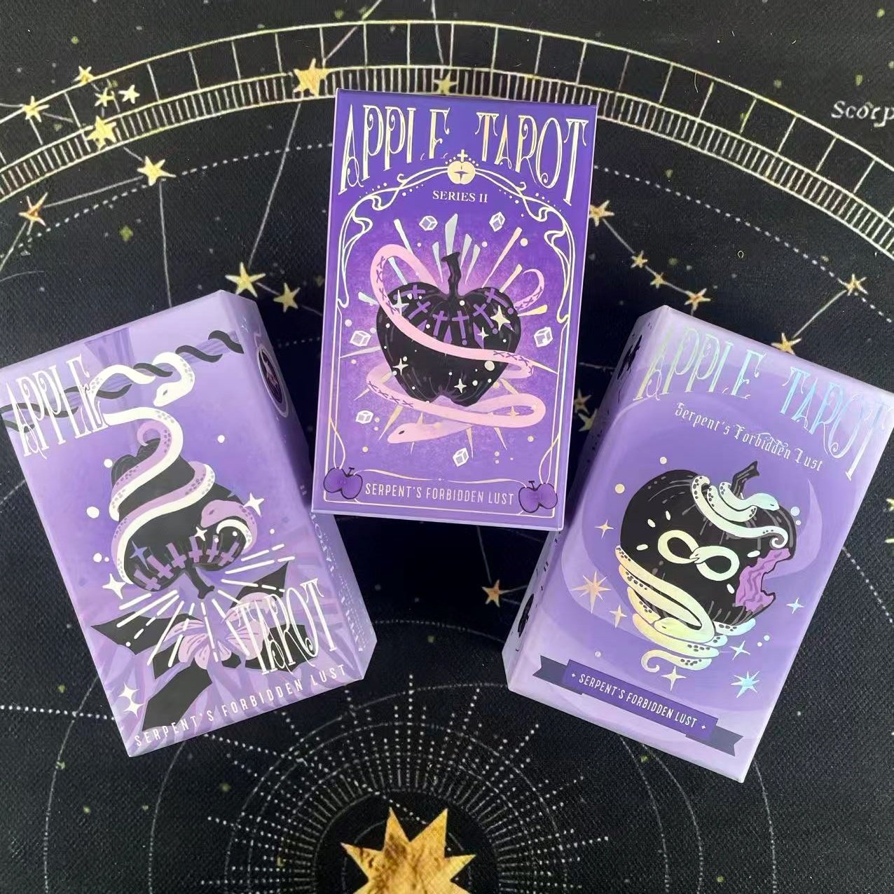 正版【苹果2·蛇禁之欲】泛韦特塔塔牌紫苹果卡牌桌游,模玩/动漫/周边/娃圈三坑/桌游,塔罗牌,淘宝优惠券,粉丝福利购,淘宝优惠卷