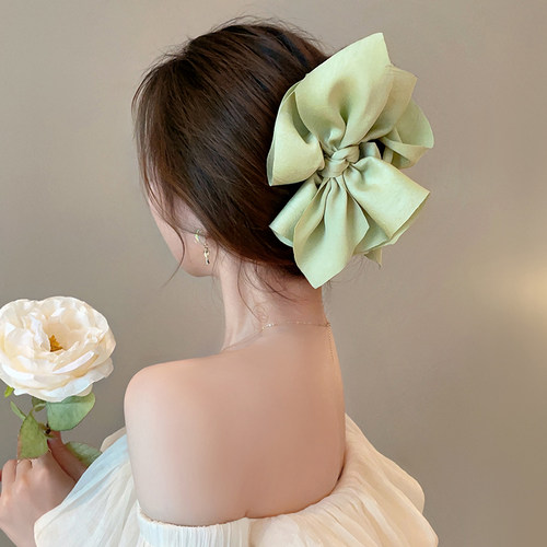 优雅发夹后脑勺鲨鱼夹气质发饰