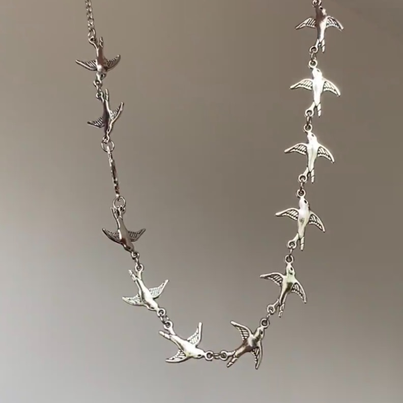 你当像鸟飞往你的山”小鸟项链