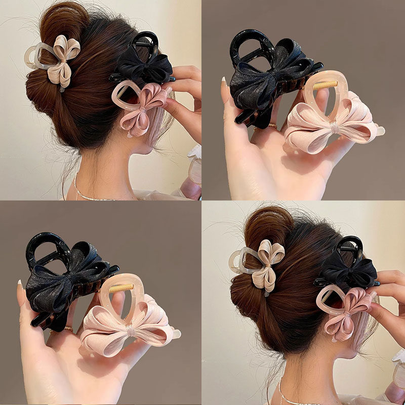 森系發夾蝴蝶結頭飾夾