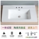 新一体成型陶瓷盆半嵌入柜盆多孔二三四50宽台盆卫生洗手脸盆方盆