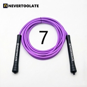 7mm加粗TPU低温耐寒跳绳PVC常温长柄可调不晚负重力成人专用减肥