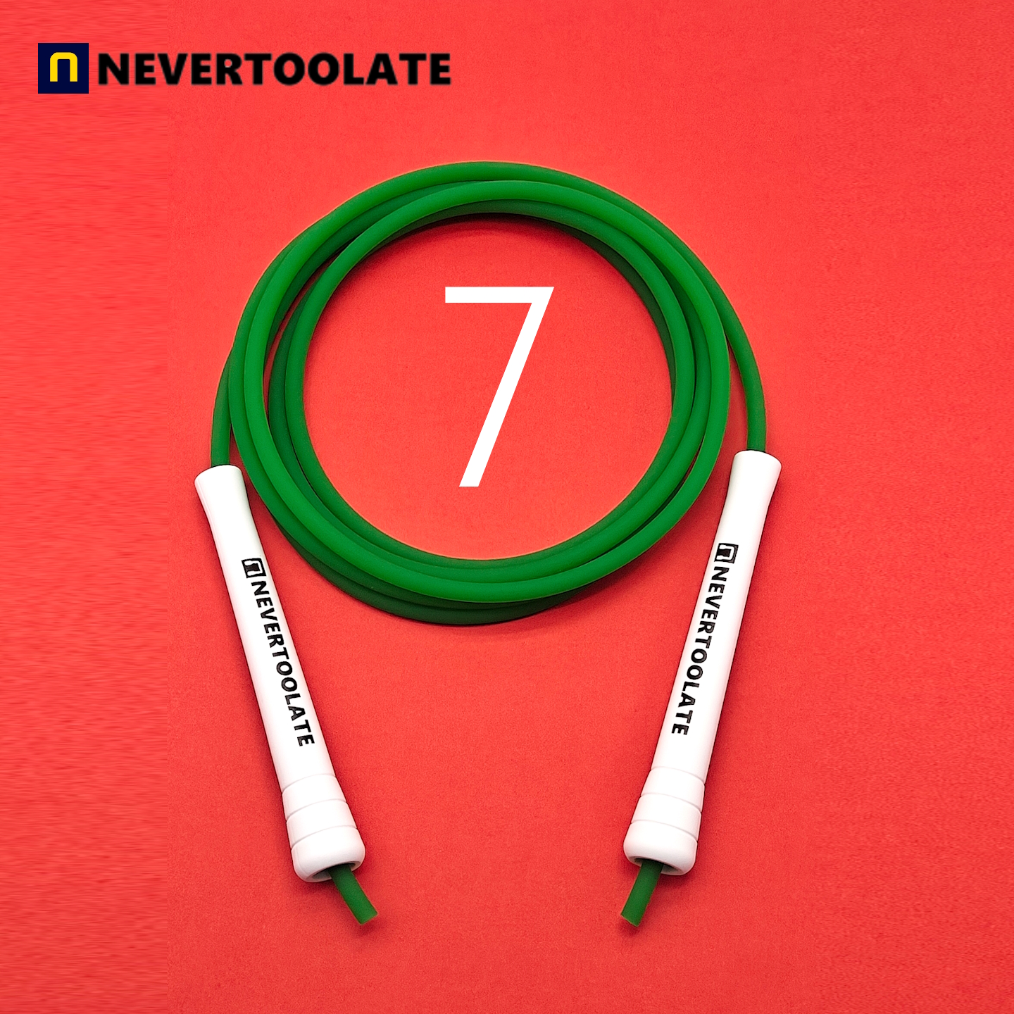 7mm加粗TPU低温耐寒跳绳PVC常温长柄可调不晚负重力成人专用减肥