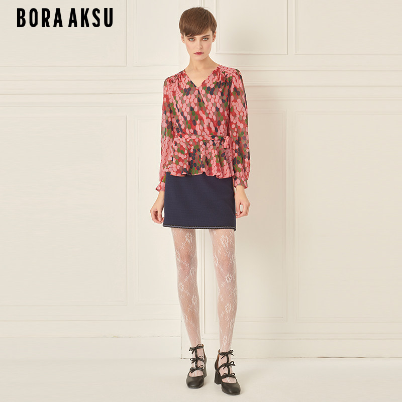 BORAAKSU波点印花衬衫