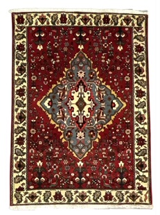 WOVENTALES天织中东进口原装 手工羊毛波斯Abadeh地毯书房150x108