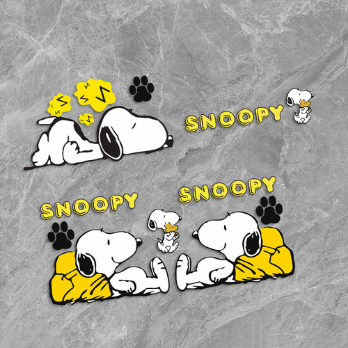 史努比snoopy装饰贴防水车贴