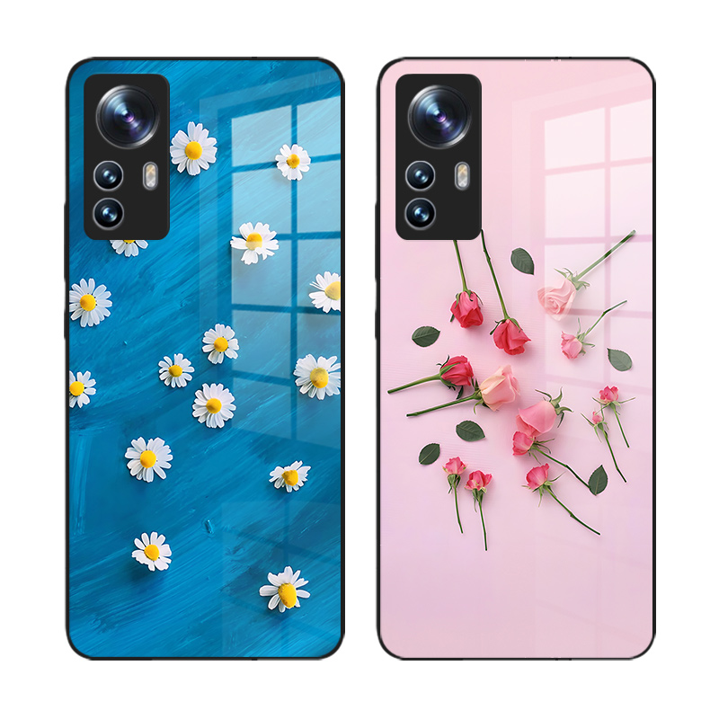 蓝色小雏菊手机壳多型号支持