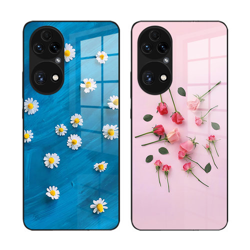 蓝色小雏菊手机壳多型号支持