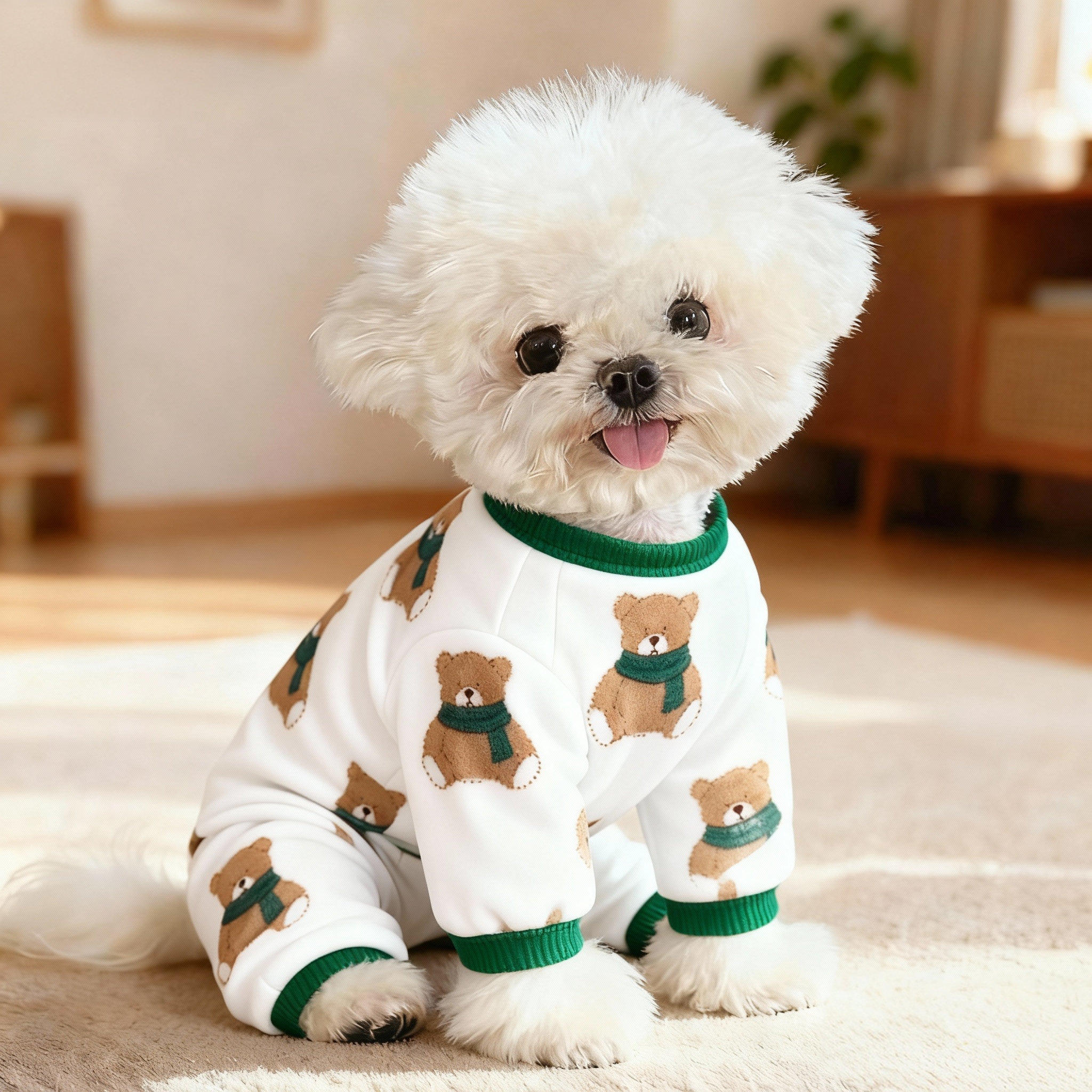 狗狗睡衣冬季加厚保暖睡觉穿衣服