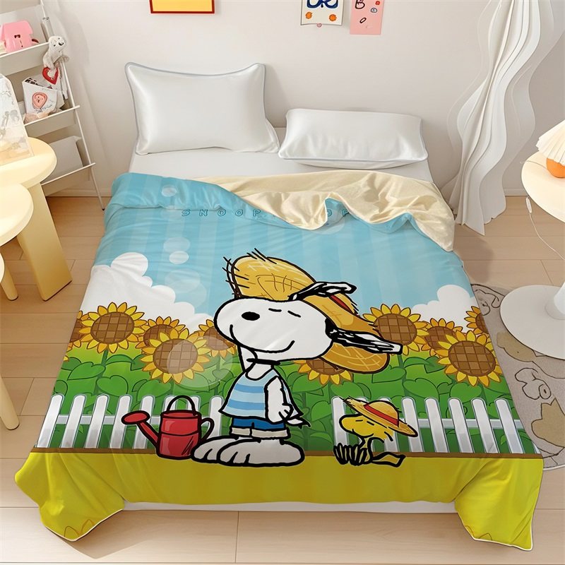 儿童卡通可爱史努比夏季凉爽被空调被夏季午睡薄被可洗春秋小被子,床上用品,化纤被,淘宝优惠券,粉丝福利购,淘宝优惠卷