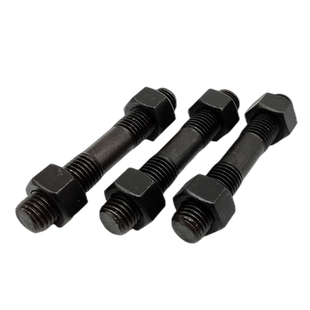 12.9级双头螺丝螺母套装GB901等长螺柱高强度螺杆M8M10M12M16-M42