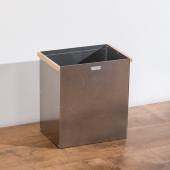 不锈钢收纳筐简约现代客厅家用 南枝垃圾桶 制吉家居 新款