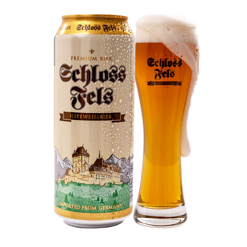 瓦尔堡小麦啤酒,德国原装进口,小麦白啤酒500ml*24听装