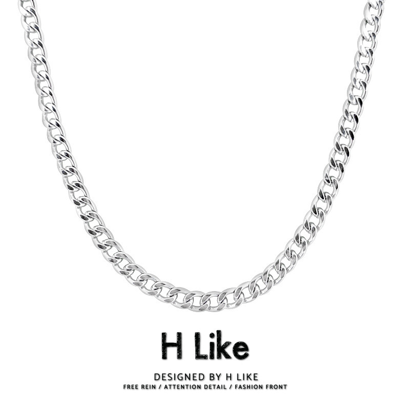 基础款钛钢项链土酷潮嘻哈街头