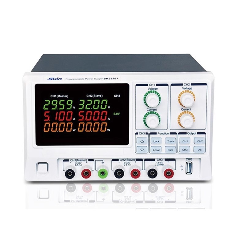 SUIN数英程控多路直流稳压电源SK3323/3325双通道32V3A5A可调