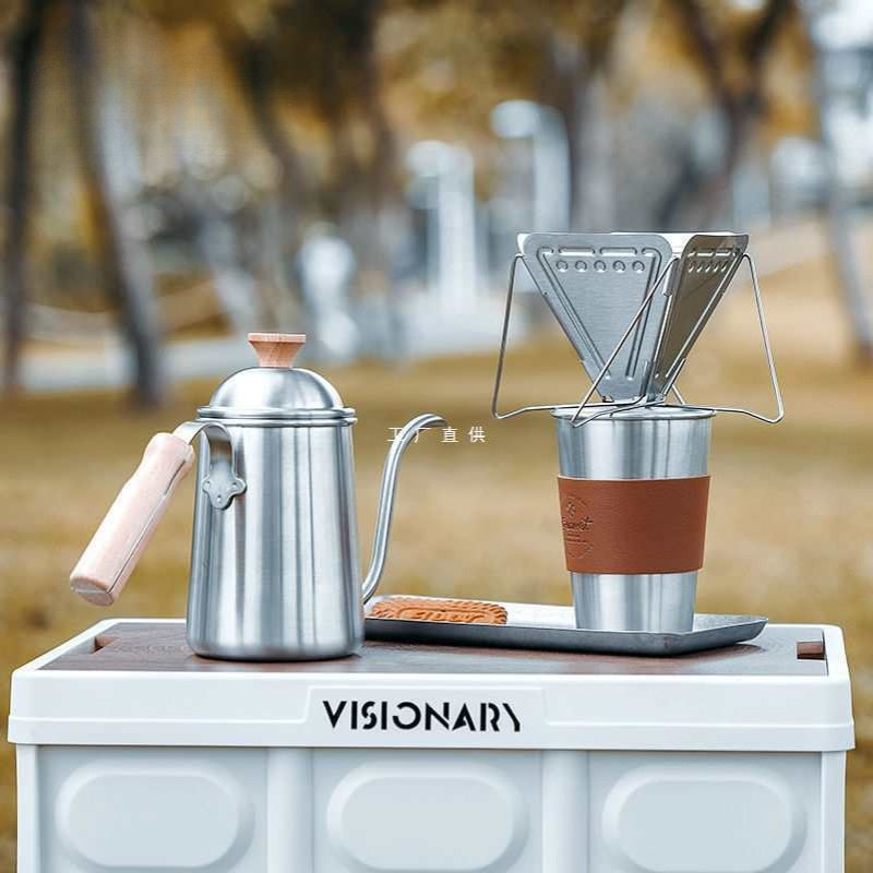 手冲咖啡壶套装家用磨豆分享壶过滤杯户外手冲壶煮咖啡器具