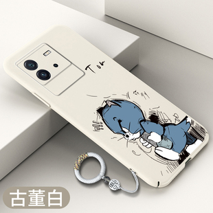 适用于iQOONeo6手机壳iqooNeo5se全包新款neo3微磨砂硬壳超薄保护套愤怒猫neo5活力版保护壳高级感网红后壳