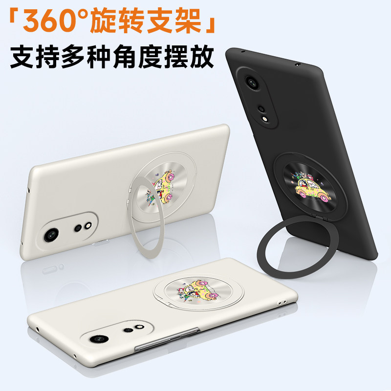 适用于OPPOA5Pro手机壳a3pro全包a2pro圆形磁吸a1pro支架保护套硬壳小新创意男女包镜头高级感情侣不顶膜外壳