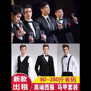 2025年秋出租伴郎服新郎西服结婚正装礼服兄弟装大码西装男士厂家