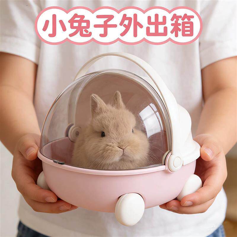 小兔子专用外带包侏儒兔幼兔荷兰猪花枝鼠刺猬仓鼠外出神器箱厂家