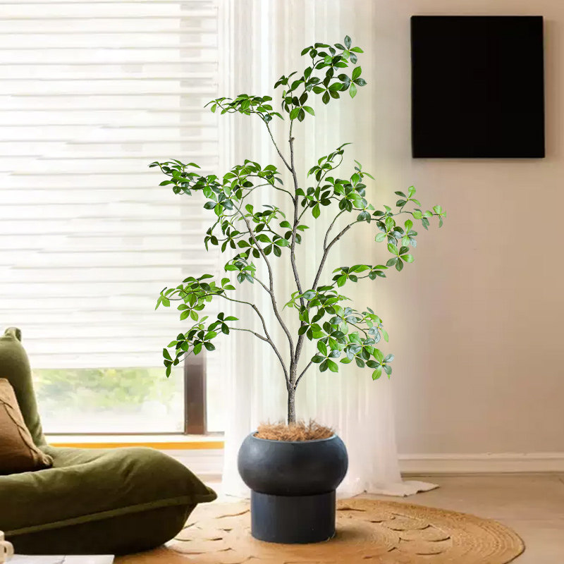 仿真植物栀子树落地盆栽仿生绿植摆件客厅沙发边家居装饰盆景假树,家居饰品,仿真植物盆景,淘宝优惠券,粉丝福利购,淘宝优惠卷