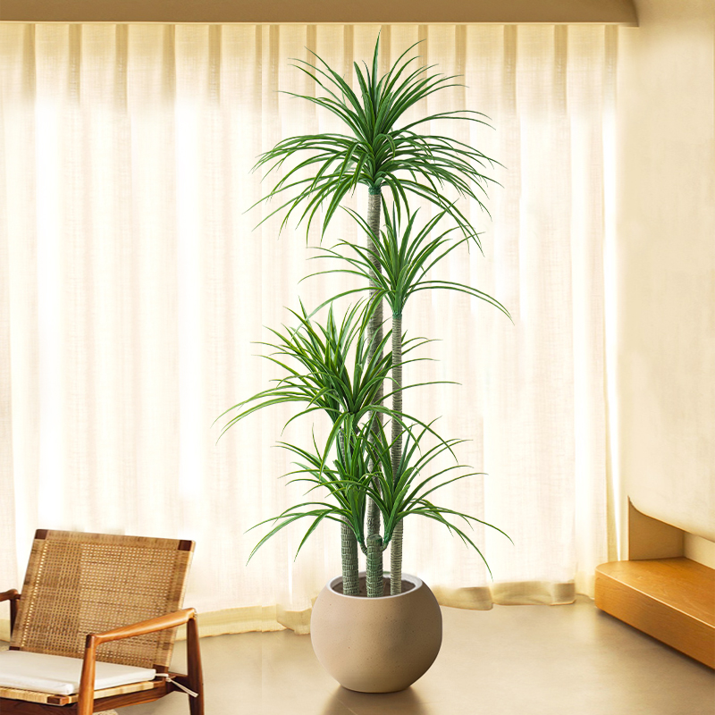龙血树仿真绿植高端轻奢仿生花客厅大型室内盆栽摆件装饰树假植物