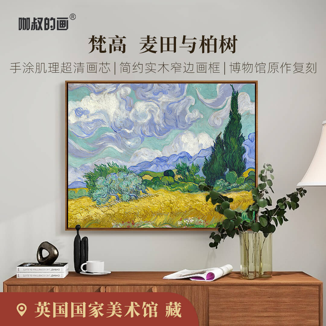 梵高名作客厅餐厅装饰画