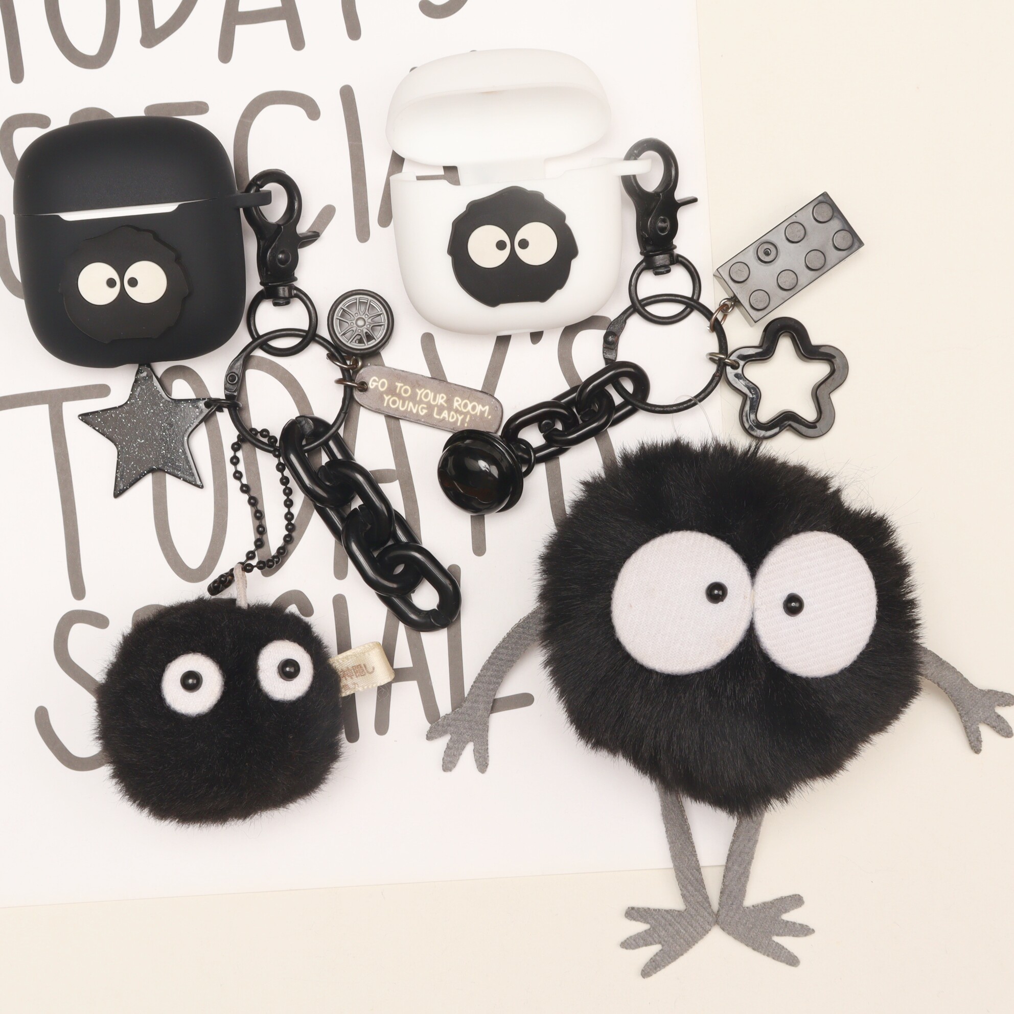 适用于漫步者花再ZeroAir Pro蓝牙耳机保护套可爱动漫情侣卡通漫步者NewSound Buds一体式硅胶软壳