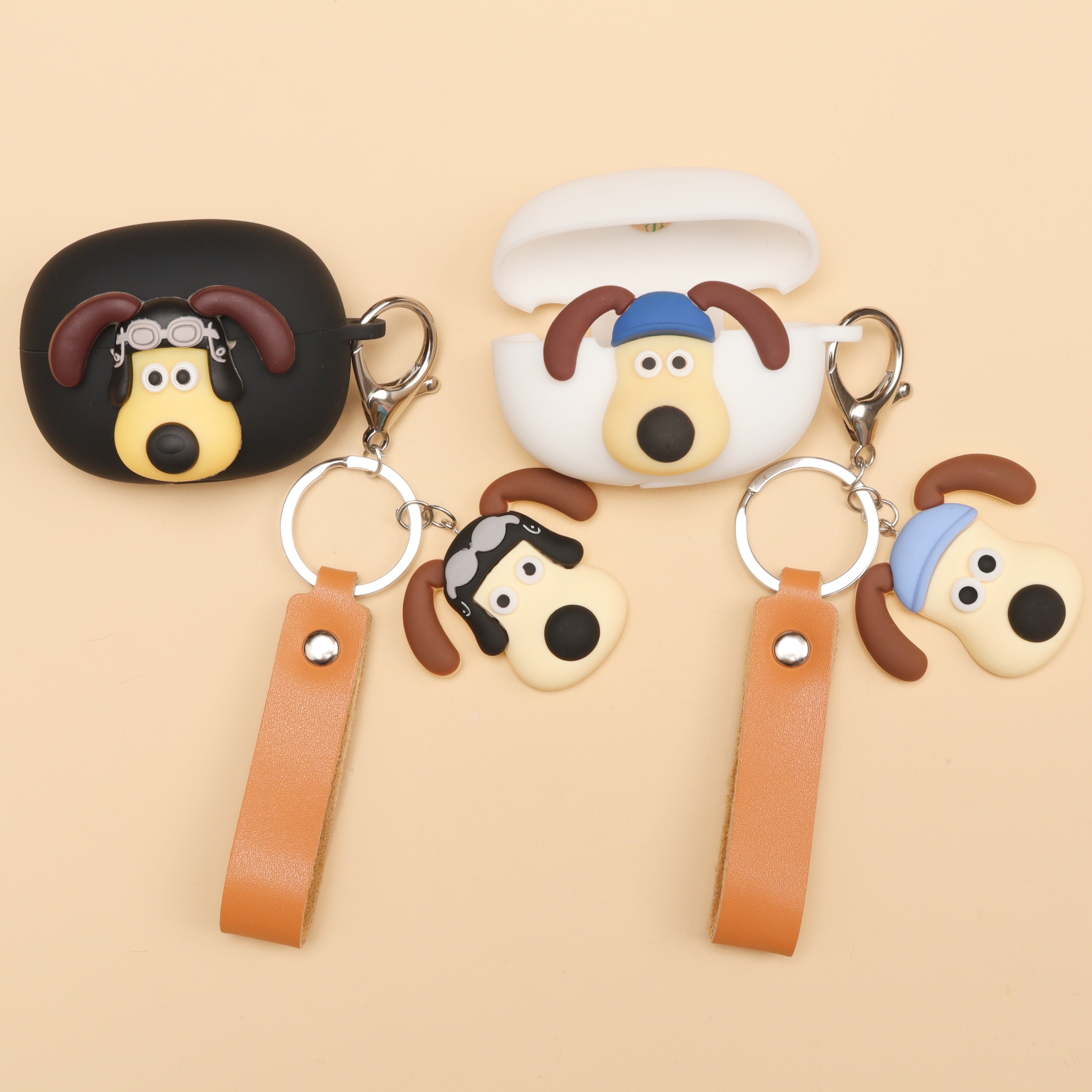 适用于OPPO Enco Clip耳夹式蓝牙耳机保护套可爱情侣创意卡通oppo enco clip一体式连体防摔硅胶软壳