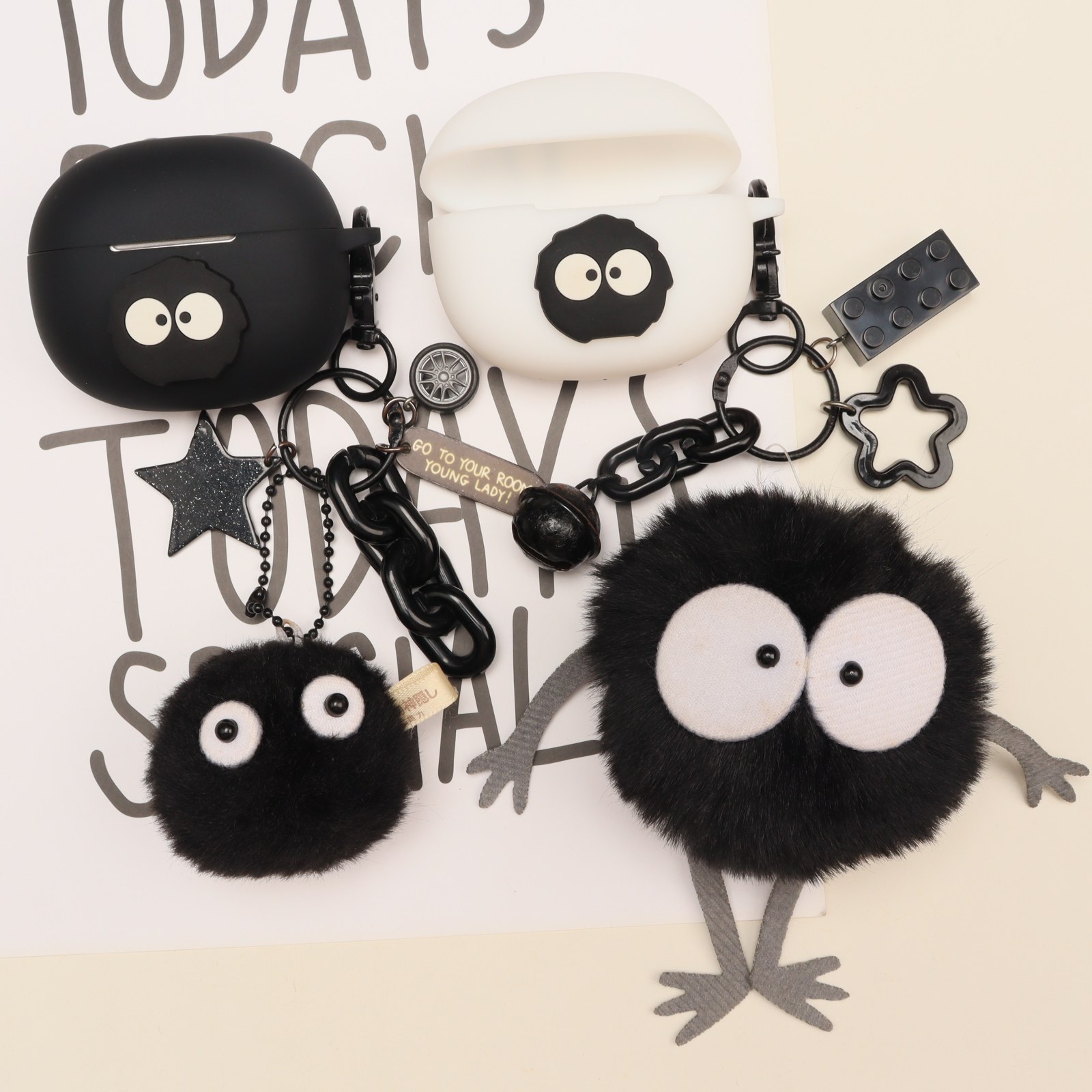 适用于漫步者猫眼Atom CC耳夹式蓝牙耳机保护套可爱情侣动漫卡通漫步者X Clip/FitClip Ultra一体式硅胶软壳