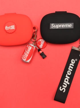 适用于BASEUS/倍思Eli 2i Fit蓝牙耳机保护套创意情侣潮牌Eli 1i Fit/PM122/Eli Sport 1/A01026一体式软壳