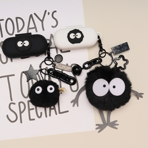 适用荣耀FlyPods3/华为FreeBuds3i真无线蓝牙耳机保护套可爱卡通煤球FlyPods青春版硅胶软壳动漫悦享版耳机盒