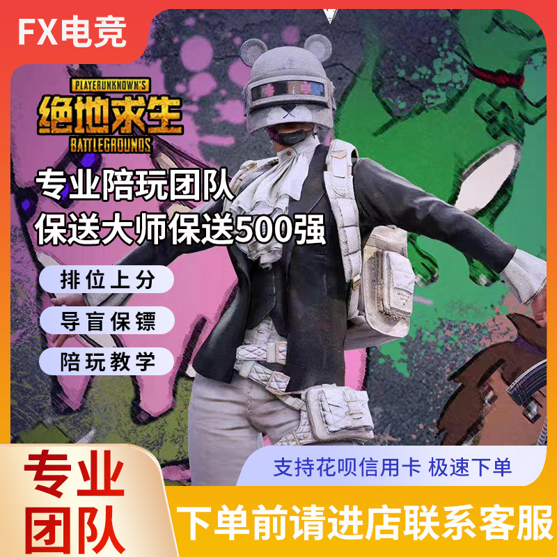 绝地求生pubg专业陪玩陪练竞技上分车队