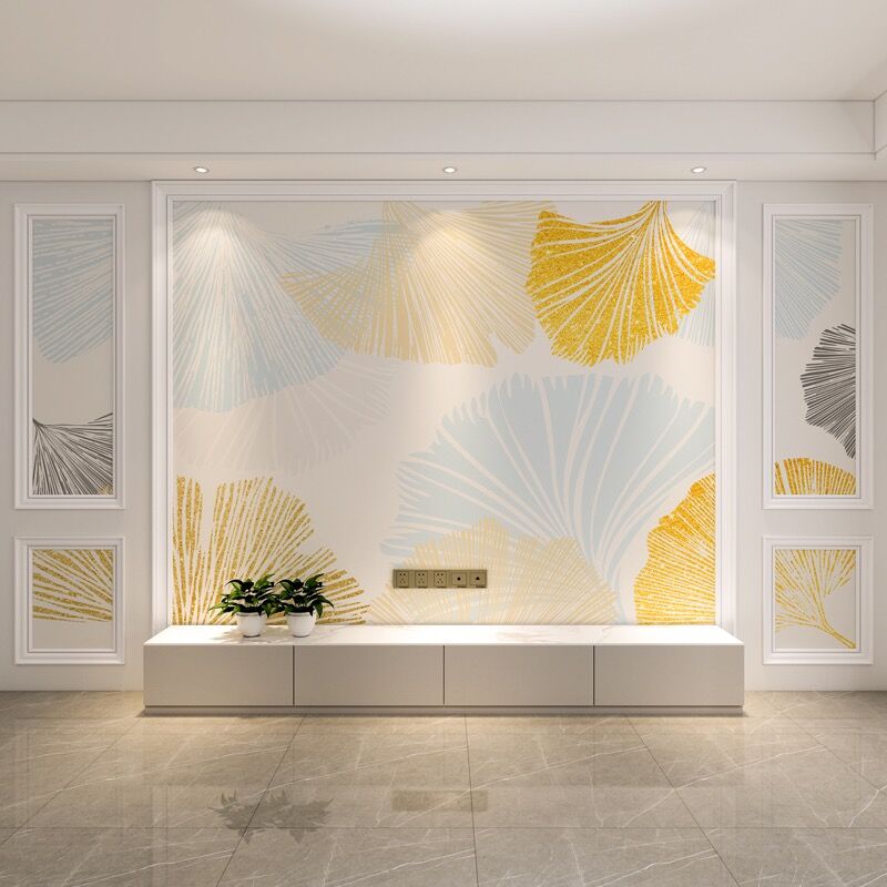 简约电视背景墙g2023新款墙贴客厅墙布壁纸影视壁布3D立体大气壁