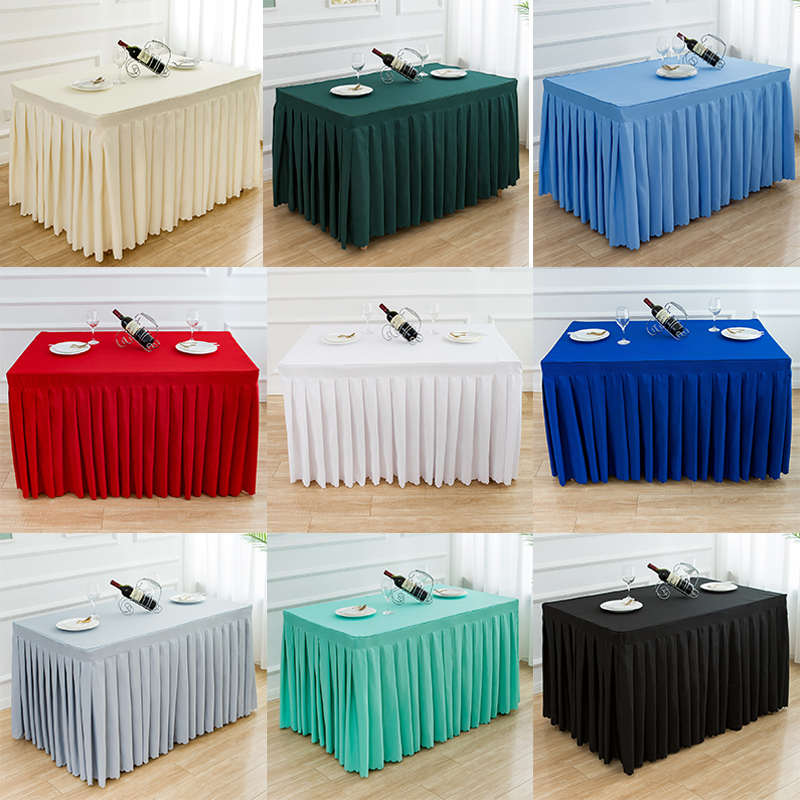 定制会议桌布会议室桌布桌套罩会议E桌台布长方形商务办公桌台布