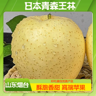 王林苹果10斤青森5斤山东烟台水蜜桃粉甜心3正宗当季 水果新鲜整箱