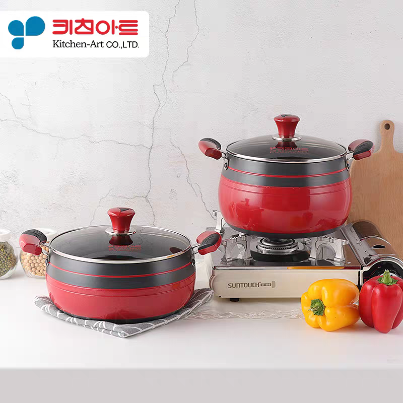 kitchenart信费奶锅汤炖单双手