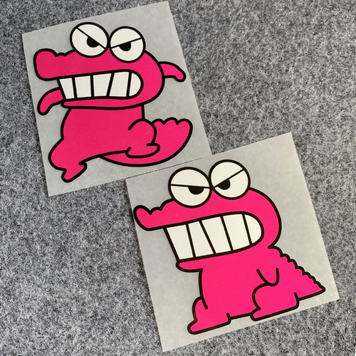 蜡笔小新创意贴纸玻璃