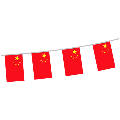 国旗串旗8号小国旗7号五星红旗