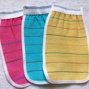 一方搓澡巾擦背专用沐浴手套搓泥浴场搓澡巾擦澡擦背手套粗砂澡巾