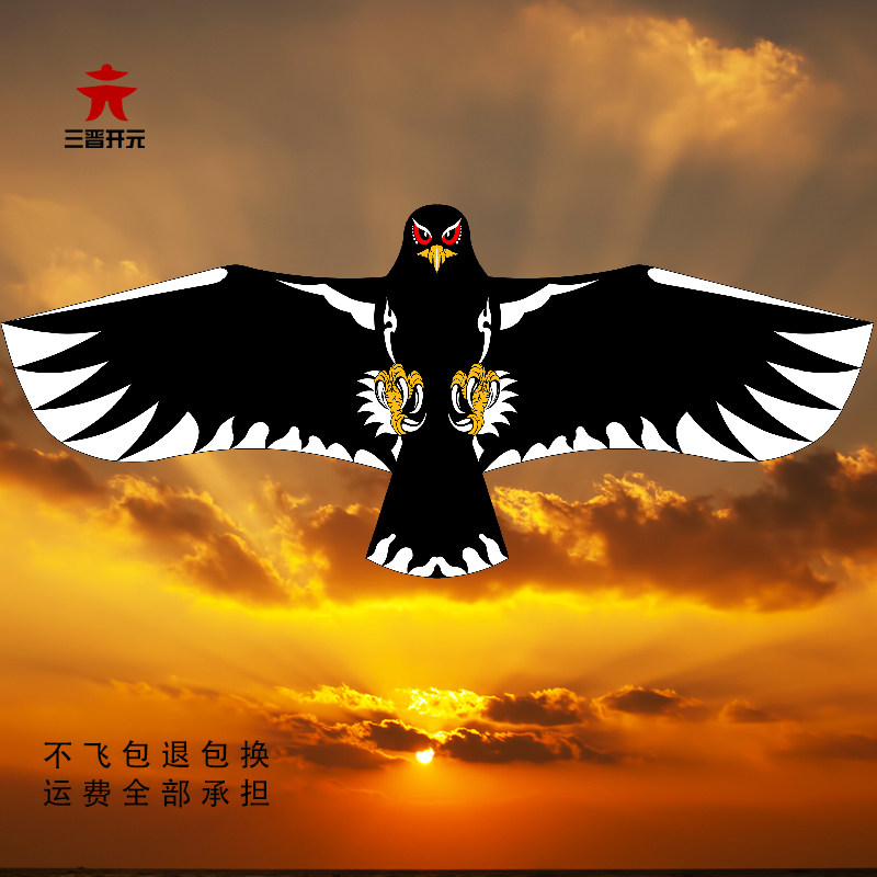 板鹰风筝2025年新款微风易飞潍坊成人抗大风大人专用老鹰儿童