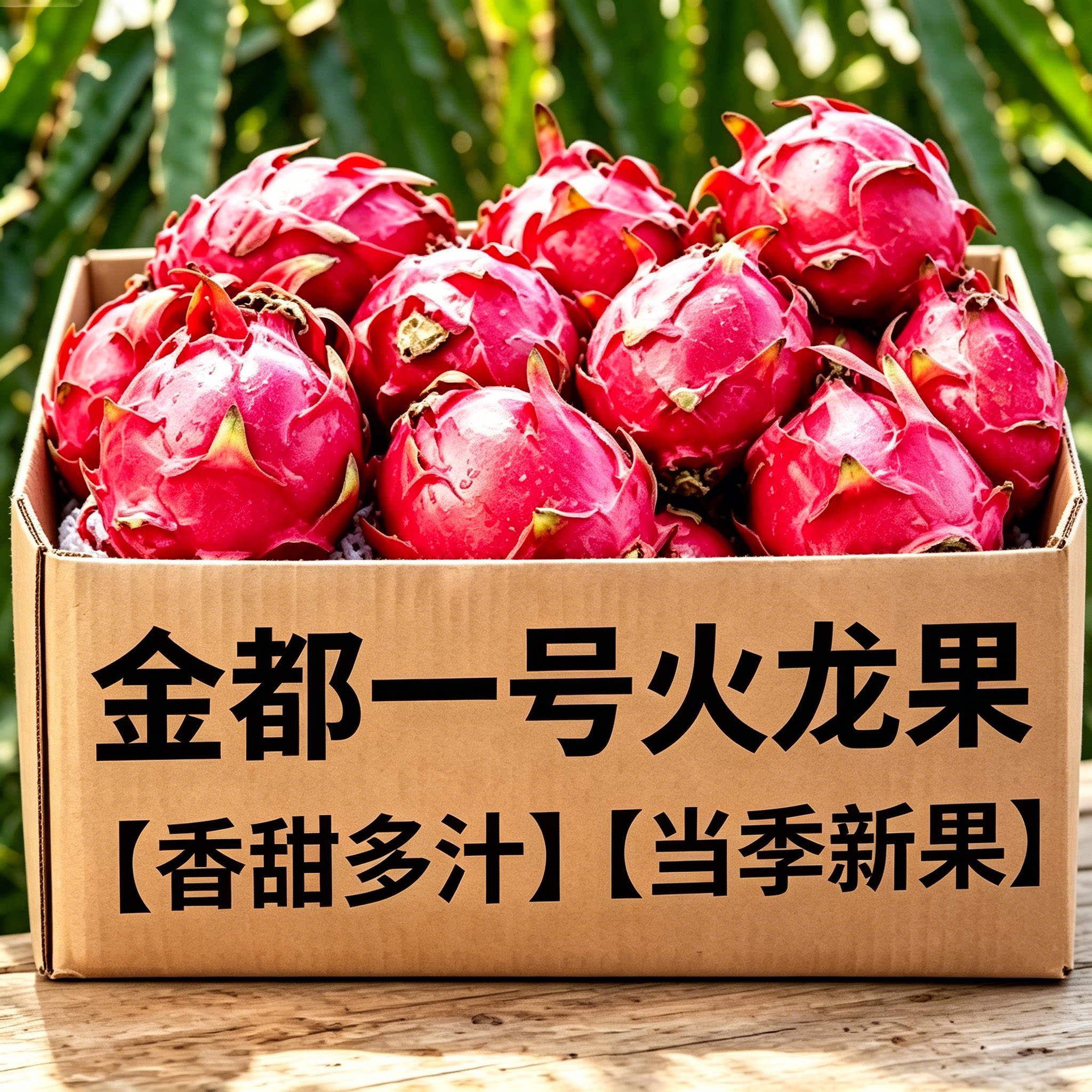 云南金都一号红心火龙果整箱新鲜现摘应当季红肉密宝热带水果包邮