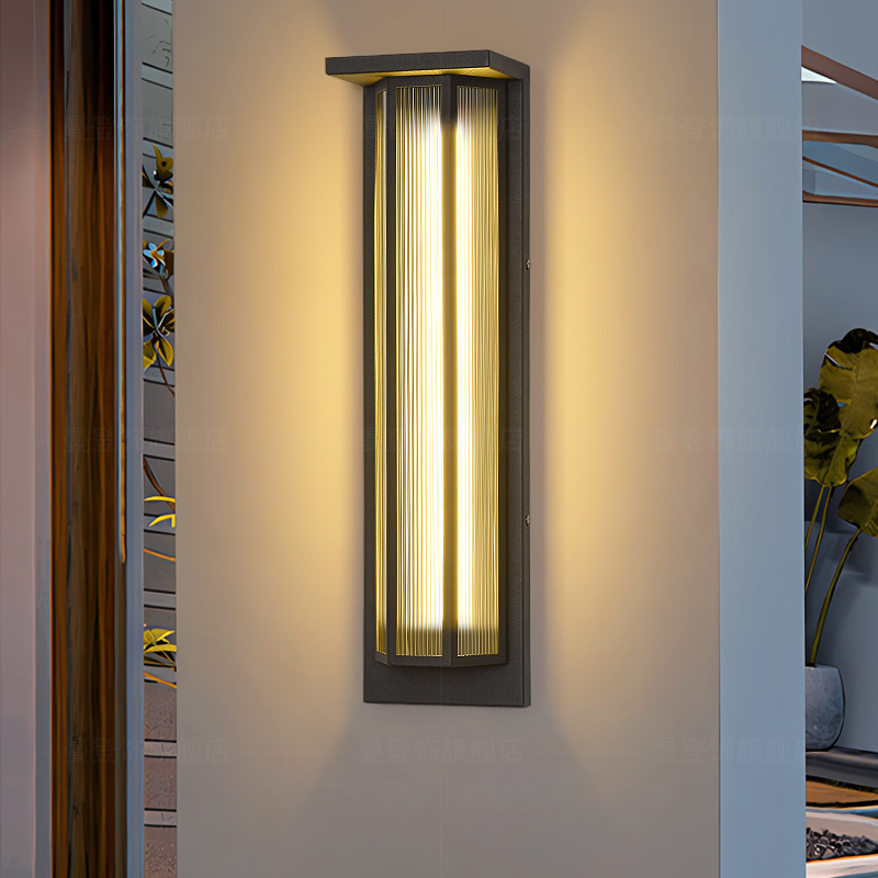 户外防水感e应壁灯太阳能免布线室外门口柱子壁灯别墅围墙防雨壁