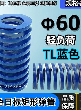 日标距形蓝色模具弹簧TL60*60 70 80 90 100 125 150 175 200300