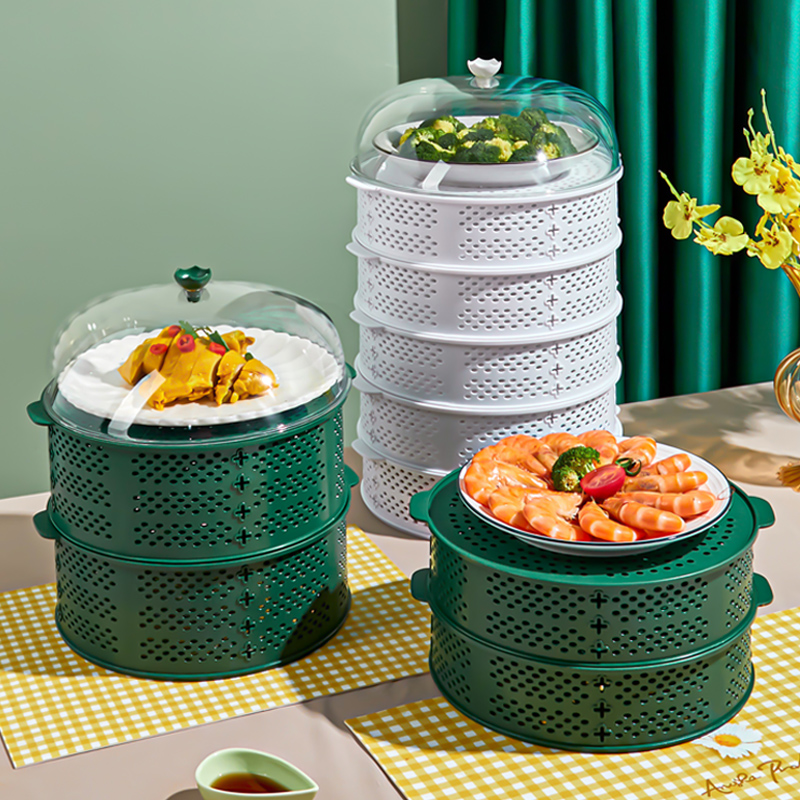 盖菜罩镂空多功能k家用多层剩菜食物饭菜防尘保温餐桌罩遮尘罩神