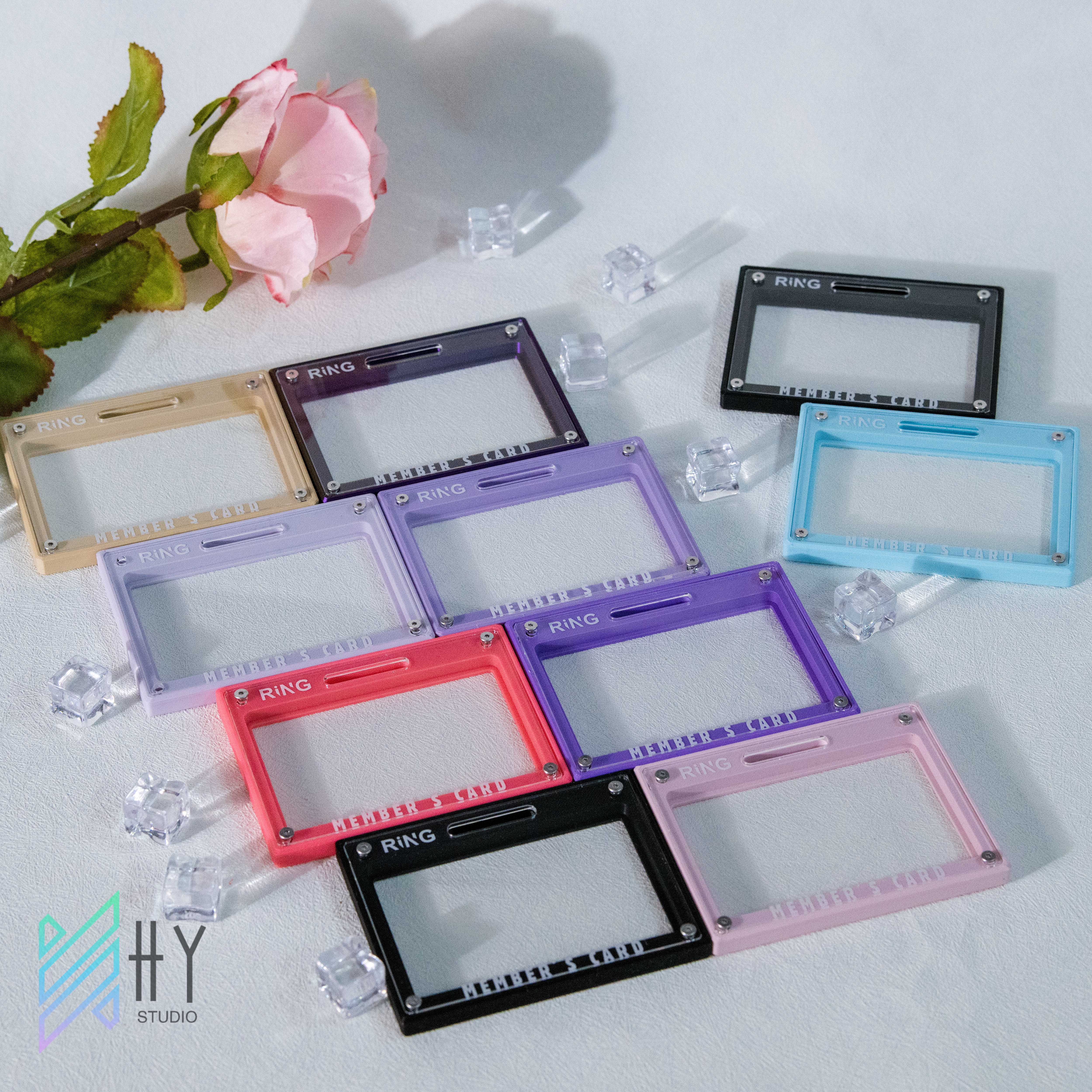 「HY studio」会员证保护套背后可放交通卡/校园卡等