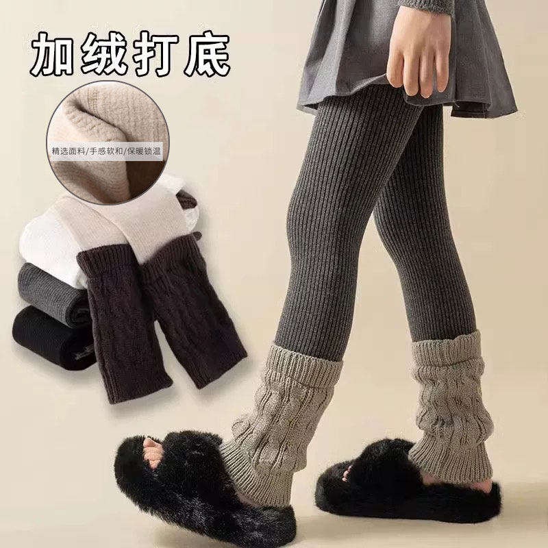 女童打底裤秋冬款韩系流行堆堆袜套拼接一体加绒加厚小儿童冬裤子,童装/婴儿装/亲子装,儿童袜子(0-16岁),淘宝优惠券,粉丝福利购,淘宝优惠卷