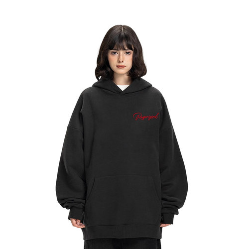 品牌花体LOGORASP卫衣连帽