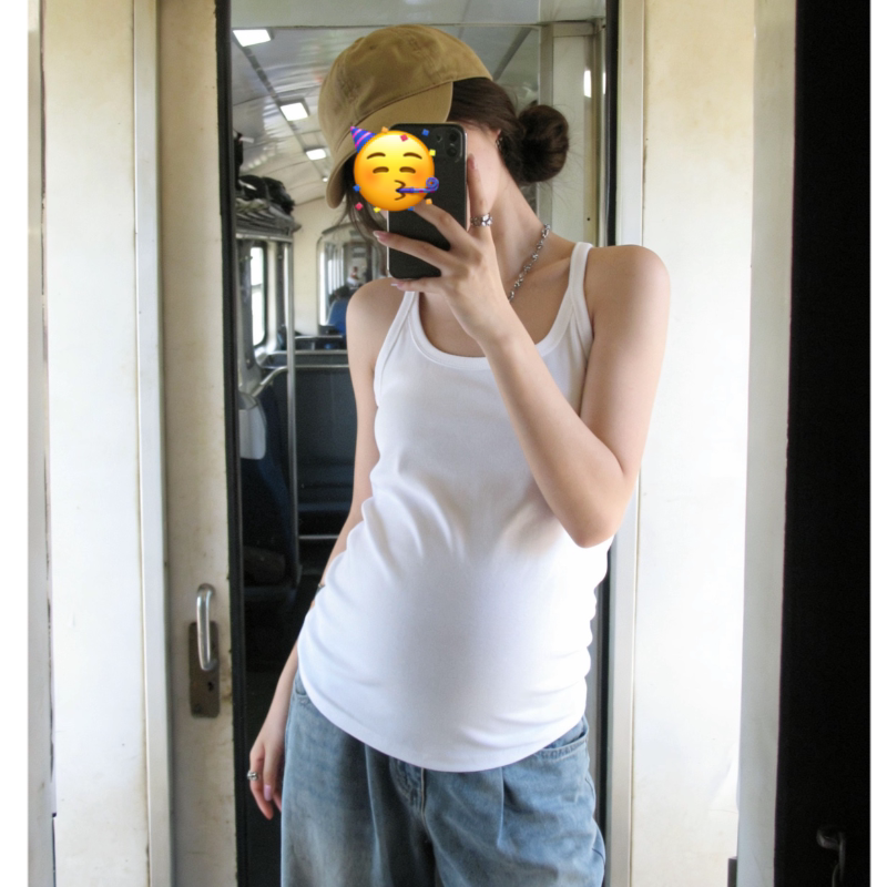 孕妇遮副乳背心吊带夏季新款时尚内搭背心防走光修身打底衫百搭款